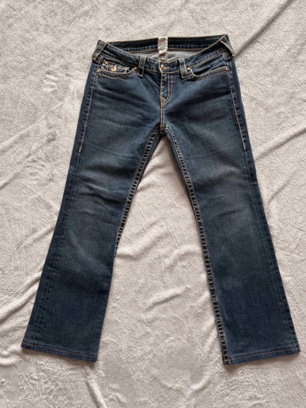 Women’s True Religion Joey Flap Pocket Bootcut Jeans Size 31